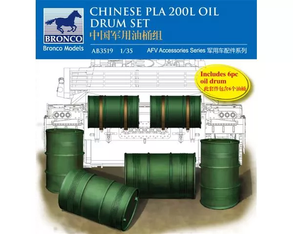 Bronco - Chinese PLA 200L Oil Drum set
